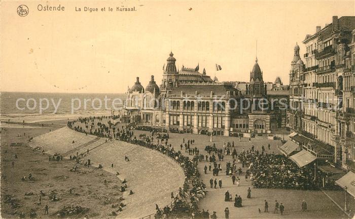 Ostende Oostende La Digue et le Kursaal