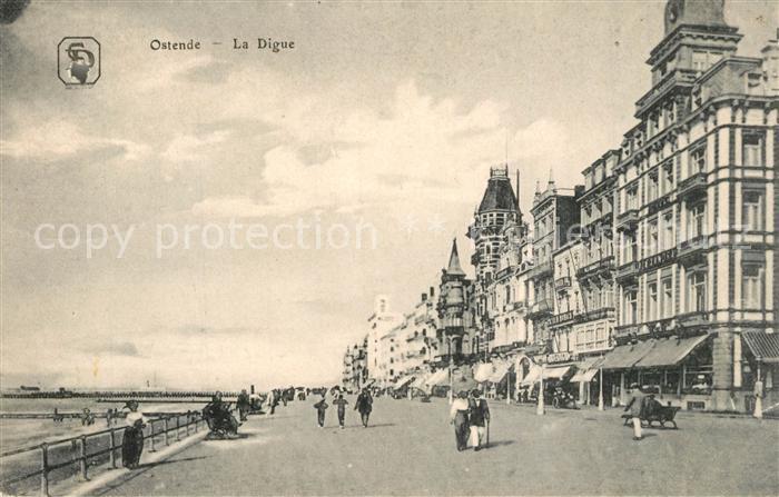 Ostende Oostende La Digue Feldpost