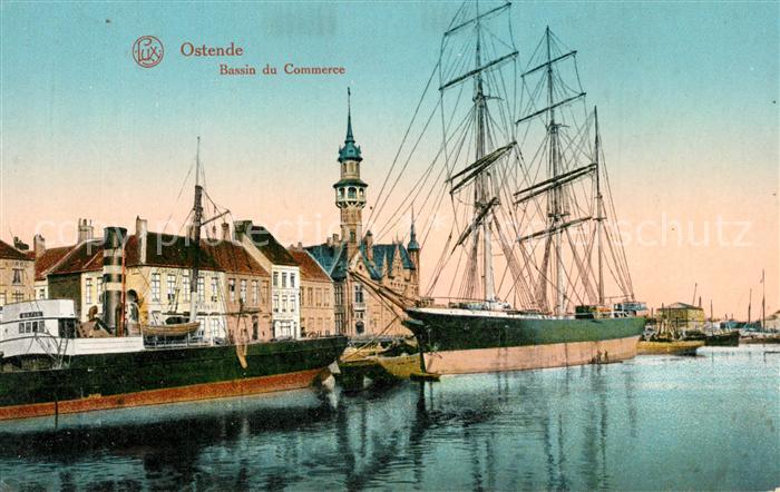 Ostende Oostende Bassin du Commerce Voilier Serie 28 No. 6