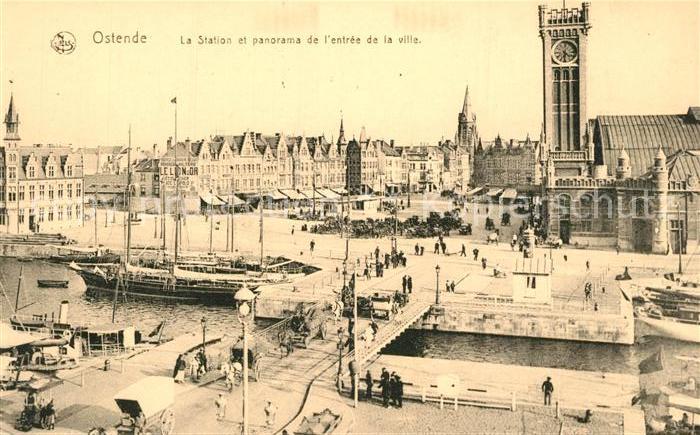 Ostende Oostende La Station Entrée de la ville