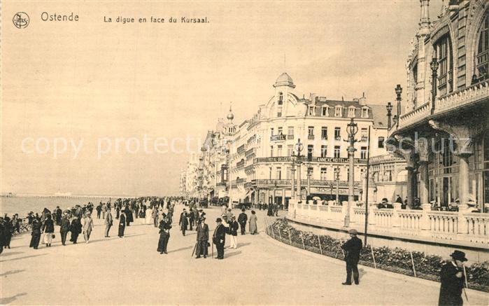 Ostende Oostende La Digue en face du Kursaal