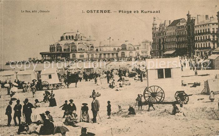 Ostende Oostende La Plage et le Kursaal