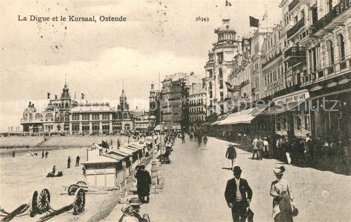 Ostende Oostende La Digue et le Kursaal