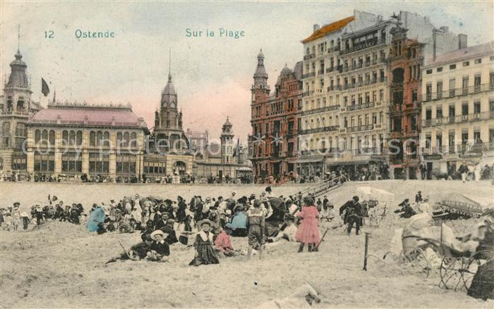 Ostende Oostende Sur la Plage