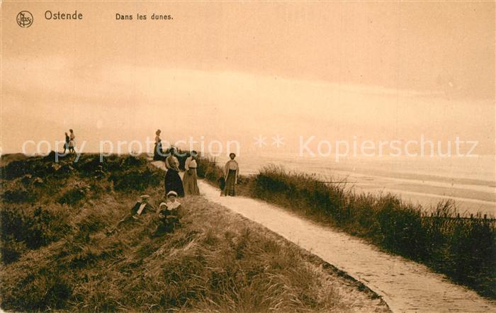 Ostende Oostende Dans les dunes Serie Ostende No. 60