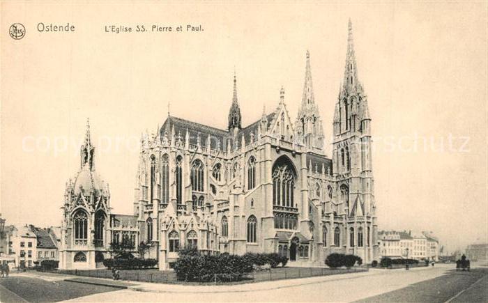 Ostende Oostende Eglise ss Pierre et Paul