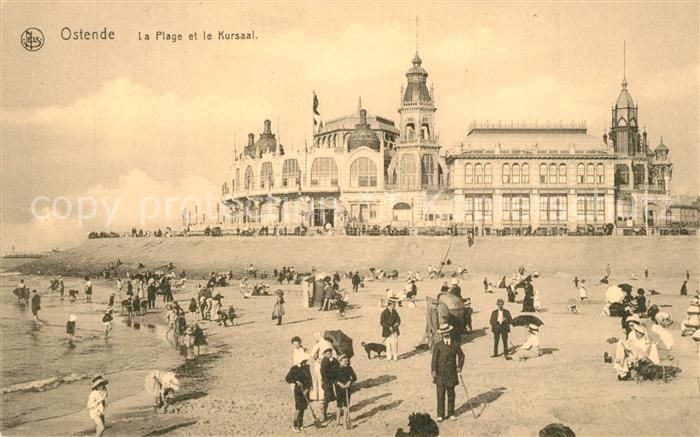 Ostende Oostende La Plage et le Kursaal