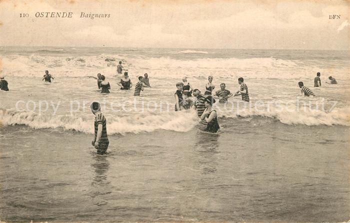 Ostende Oostende Baigneurs