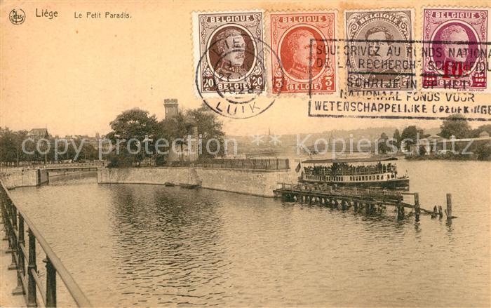 Liege Luettich Le Petit Paradis Bateau