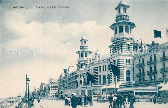 Blankenberghe La Digue et le Kursaal