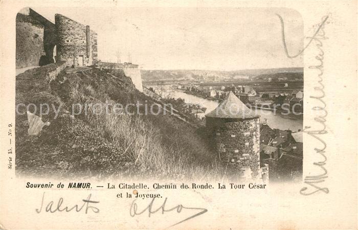 Namur Wallonie Citadelle Chemin de Ronde Tour César et la Joyeuse
