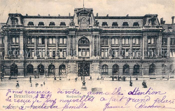 Bruxelles Bruessel La Nouvelle Poste