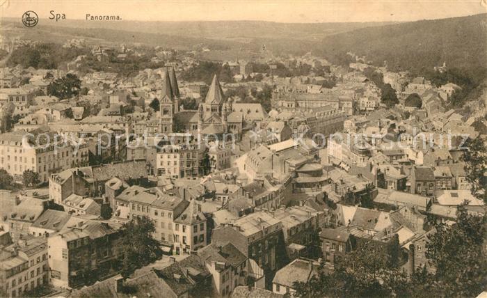 Spa Liege Panorama Feldpost