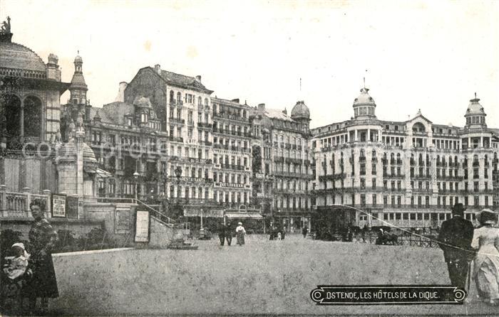 Ostende Oostende Les Hotels de la Digue
