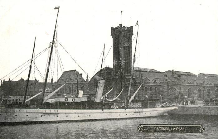 Ostende Oostende La Gare Bateau