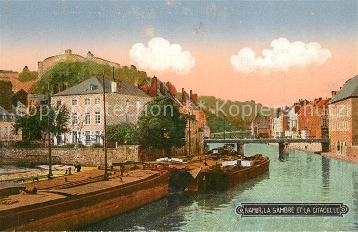 Namur Wallonie La Sambre et la Citadelle