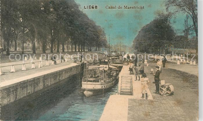 Liege Luettich Canal de Maestricht Bateaux