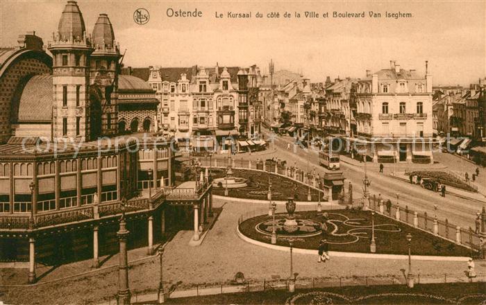 Ostende Oostende Le Kursaal Boulevard Van Iseghem