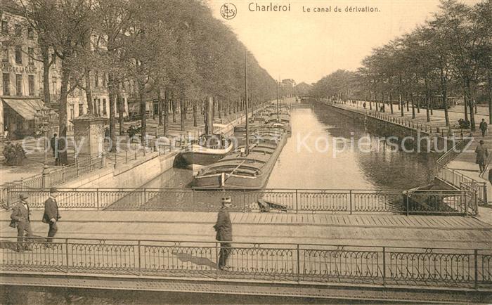 Charleroi Wallonie Canal de dérivation