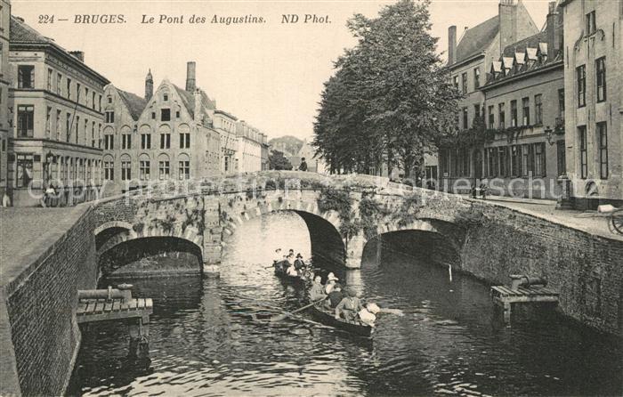 Bruges BRUGGE Belgie Pont des Augustins