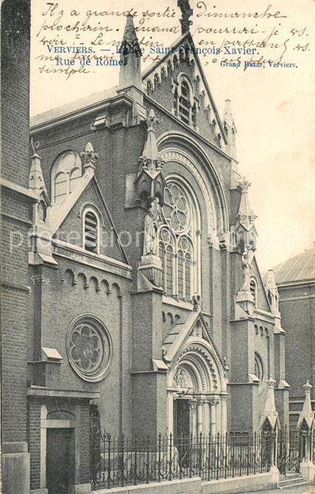Verviers Liege Wallonie Eglise Saint Francois Xavier Rue de Rome