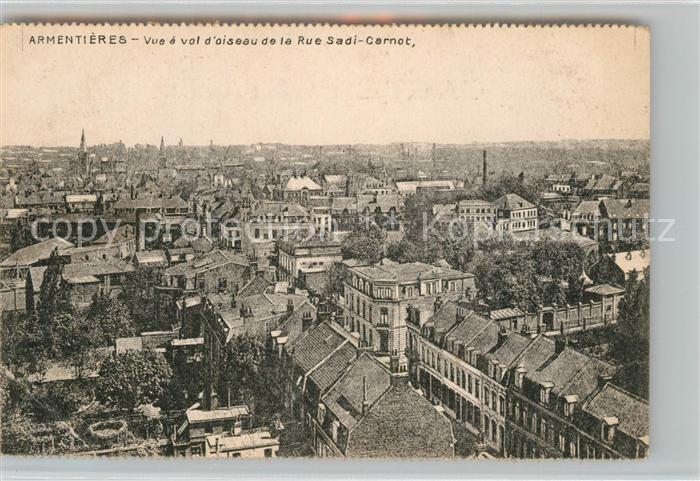 Armentieres Vue a vol d_oiseau de la Rue Sadi Carno