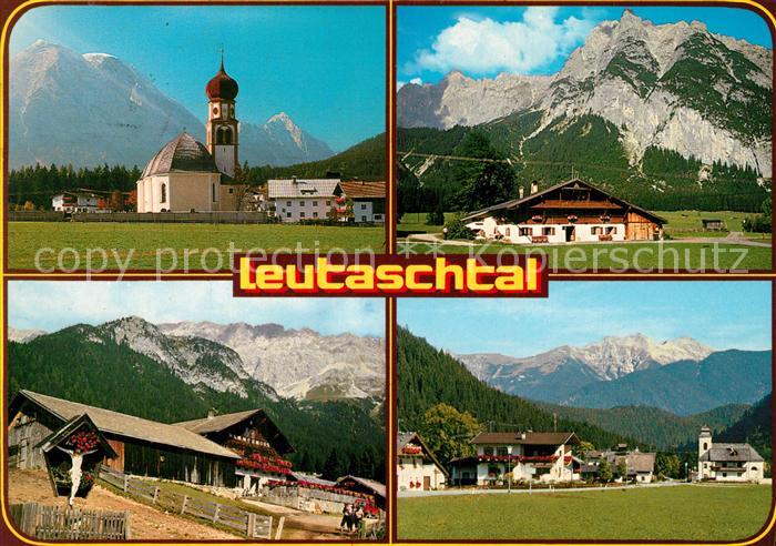 Leutasch Pfarrkirche Unterleutasch oefelekopf Hammermoos Alm Unterkirchen