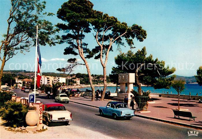 La Ciotat Le Boulevard Beau Rivage et le Monument aux Freres Lumiere