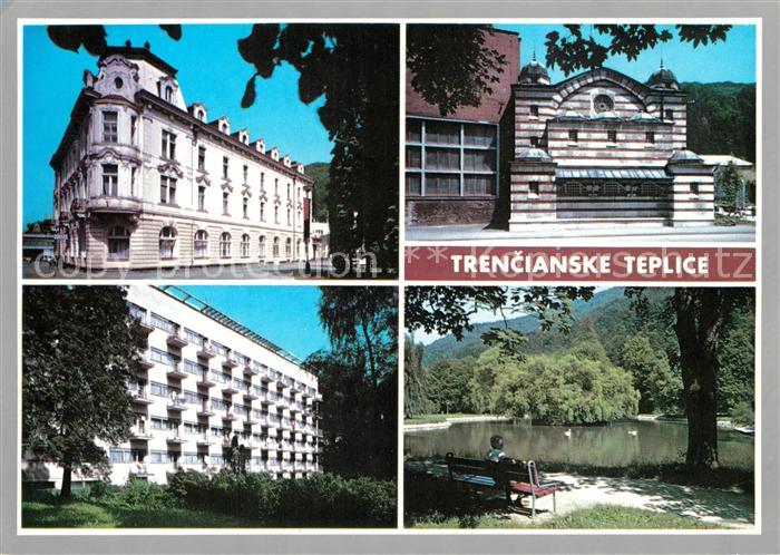 Trencianske Teplice Liecebne domy Viara a Machnac Odpocivaten Hammam Jazierko na