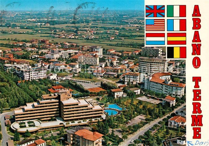 Abano Terme Fliegeraufnahme
