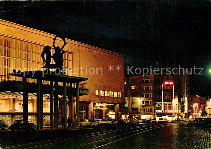 Oostende Ostende Kursaal bij Nacht