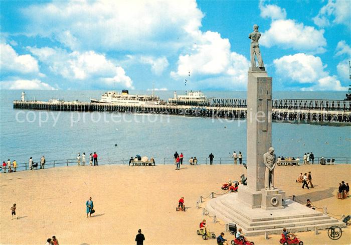 Oostende Ostende Vertrek van de Mailboot