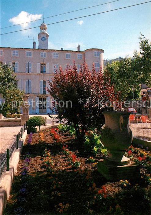Gemenos Allee Fleurie et Hotel de Ville