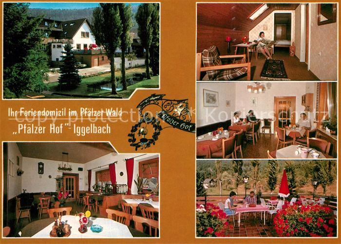 Iggelbach Hotel Gasthof Pfaelzer Hof Gastraeume Terrasse