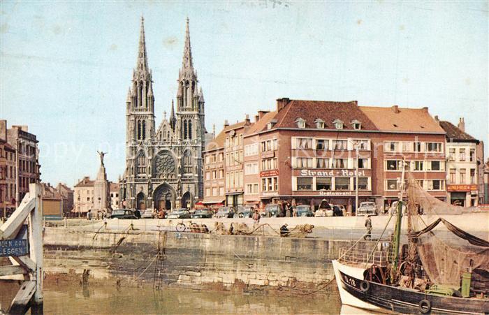 Oostende Ostende Petrus en Pauluskerk Strand Hotel