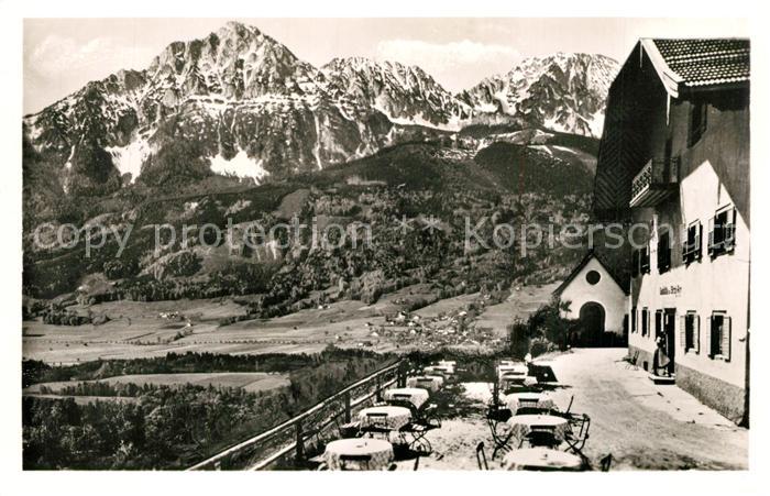 Hoegl Piding Strobl Alm mit Staufen und Zwiesel