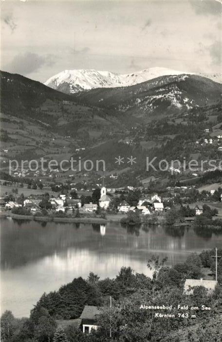 Feld See Alpenseebad Panorama