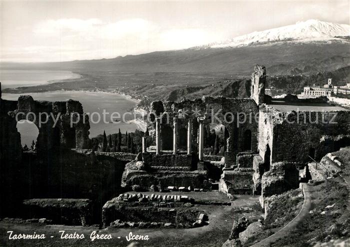 Taormina Sizilien Teatro Greco Scena