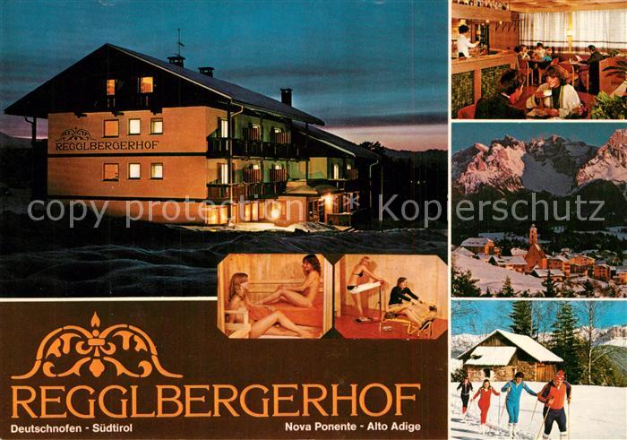Deutschnofen Nova Ponente Regglebergerhof Gaststube Sauna Panorama Skilanglauf
