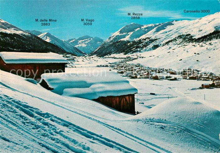 Livigno Monte delle Mine Monte Vago Monte Rezze Carosello 3000