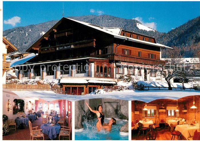 Niederrasen Hotel Alpenhof Gastraeume Pool