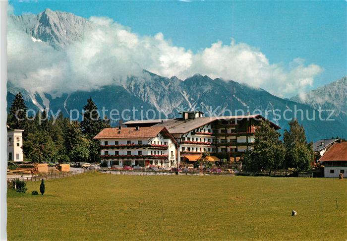 Obsteig Tirol Hotel Tyrol mit Mieminger Kette