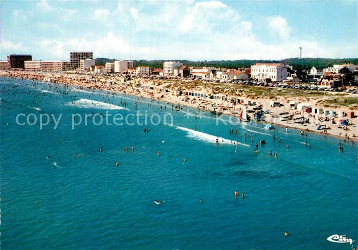 Saint Jean de Monts Vue aerienne Plage des Demoiselles