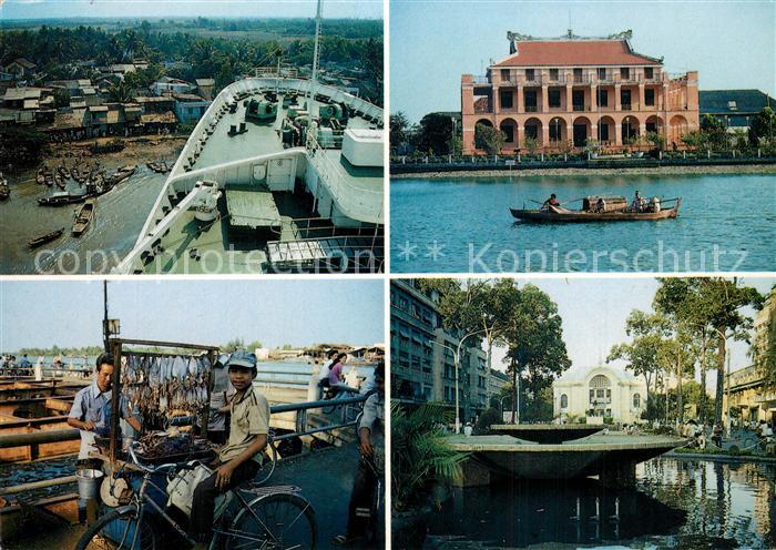 Ho Chi Minh City Impression with Saigonriver and Ho Chi Minh Ville