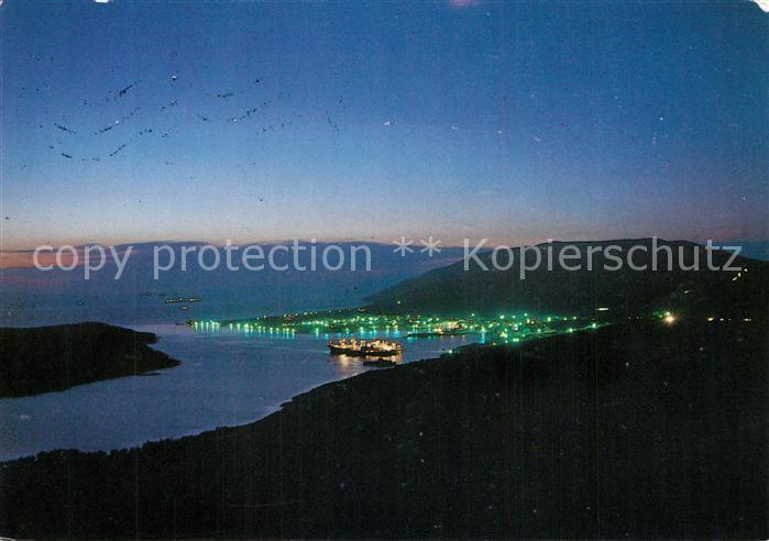 Cres Panorama bei Nacht