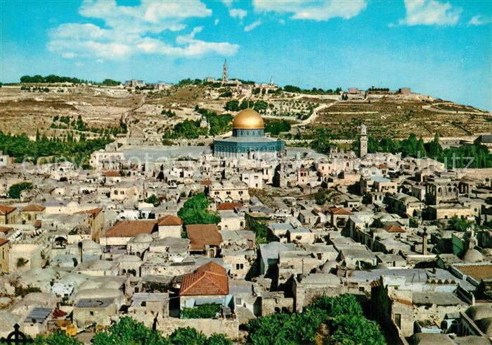 Jerusalem Yerushalayim Altstadt und Olivenberg