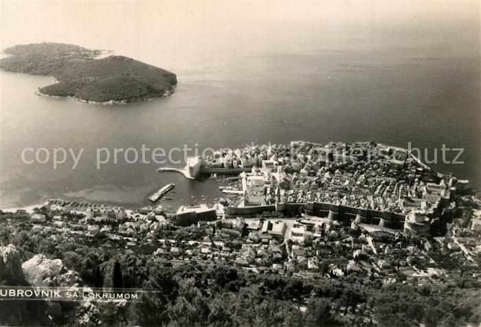 Dubrovnik Ragusa Fliegeraufnahme
