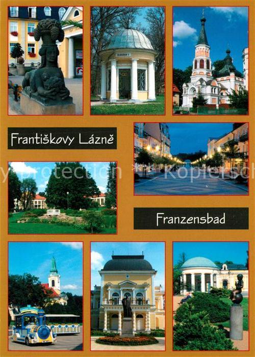 Frantiskovy Lazne Sfinga Pramen Glauber Pravoslavny chram sv Olgy Narodni trida