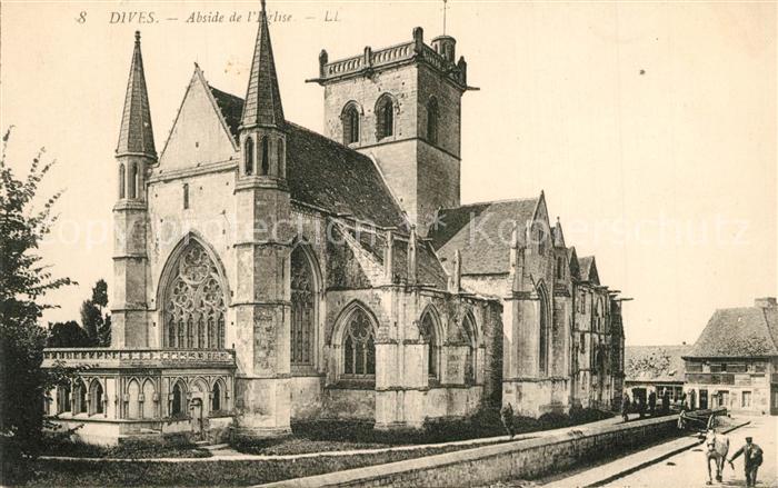 Dives-sur-Mer Abside de l'Eglise
