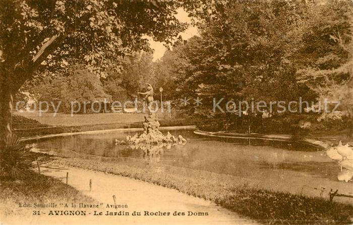 Avignon Vaucluse Le Jardin du Rocher des Doms